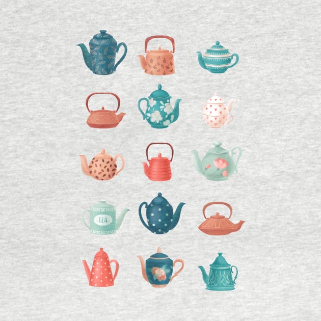 Tea Pots by Elena Amo